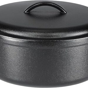 Amazon Basics Pre-Seasoned Cast Iron Dutch Oven 7-Quart